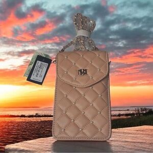 Badgley Mischka Tan Crossbody Bag